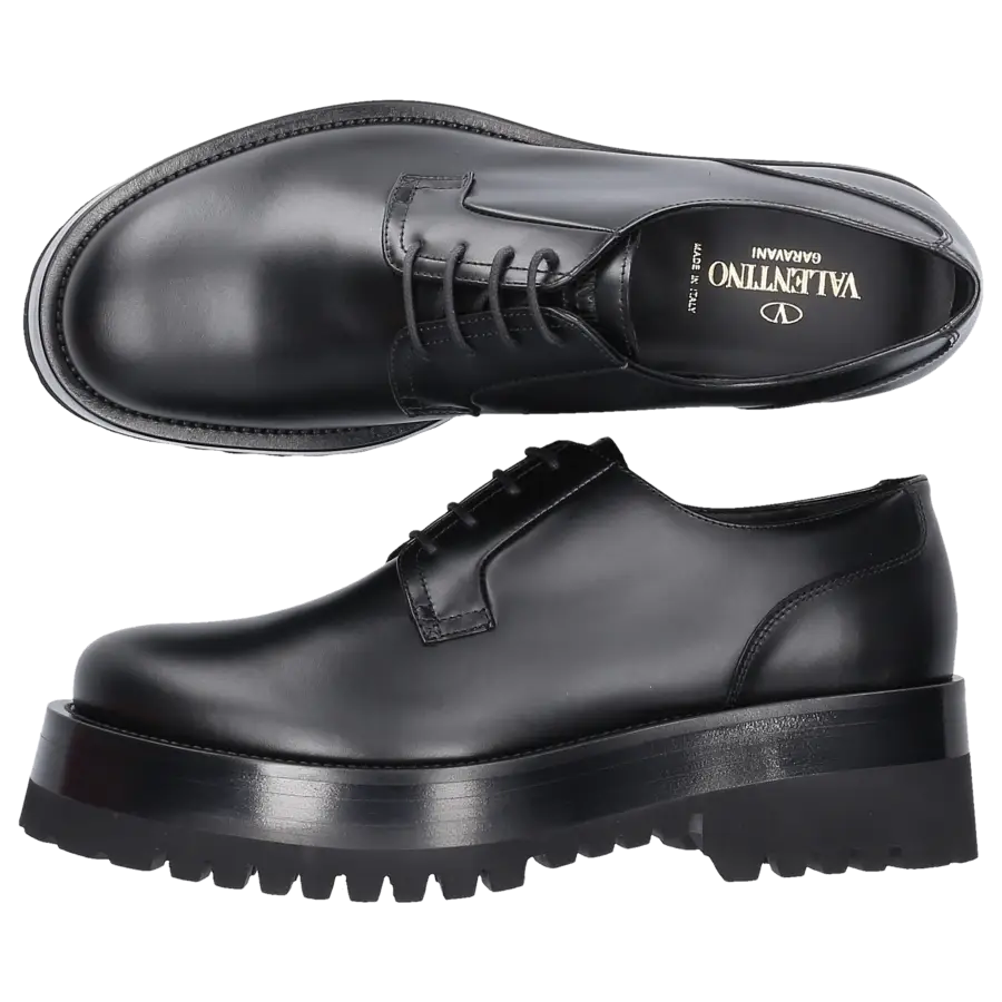 Valentino Garavani - Businessschuhe Derby UPRAISE Kalbsleder - schwarz