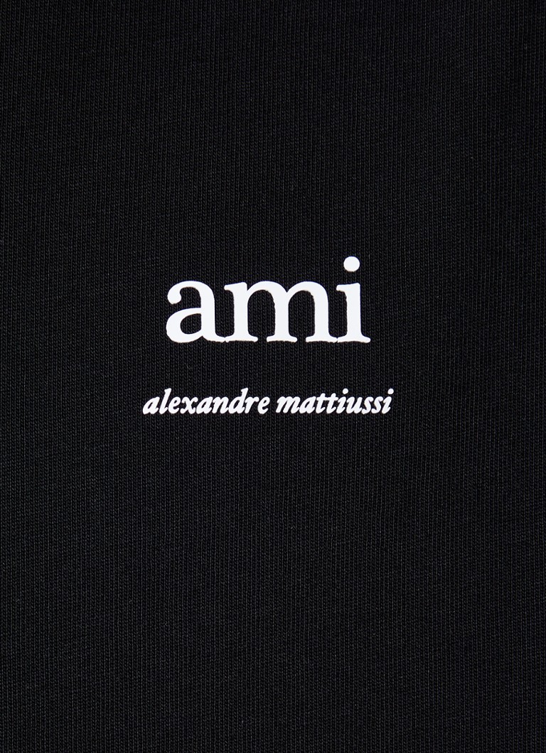 Tricou AMI Paris din bumbac organic cu logo
