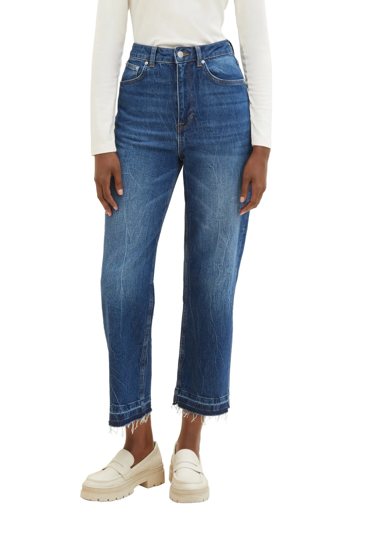 Tom Tailor Denim  Jeans - Dunkelblau - Wide Leg