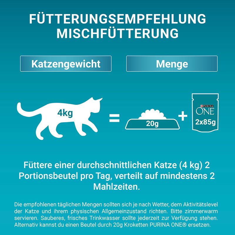 PURINA ONE Senior 7+ mit Huhn & grünen Bohnen