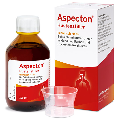 ASPECTON Hustenstiller Isländisch Moos Saft  200 ml  Saft