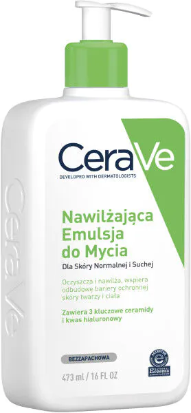 CeraVe Ενυδατικό Καθαριστικό Γαλάκτωμα για Ξηρό και Κανονικό Δέρμα, 1000 ml