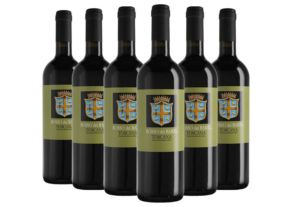 Toscana IGT Rosso dei Barbi 2019 Fattoria dei Barbi 6 bouteilles de 0,75 ℓ