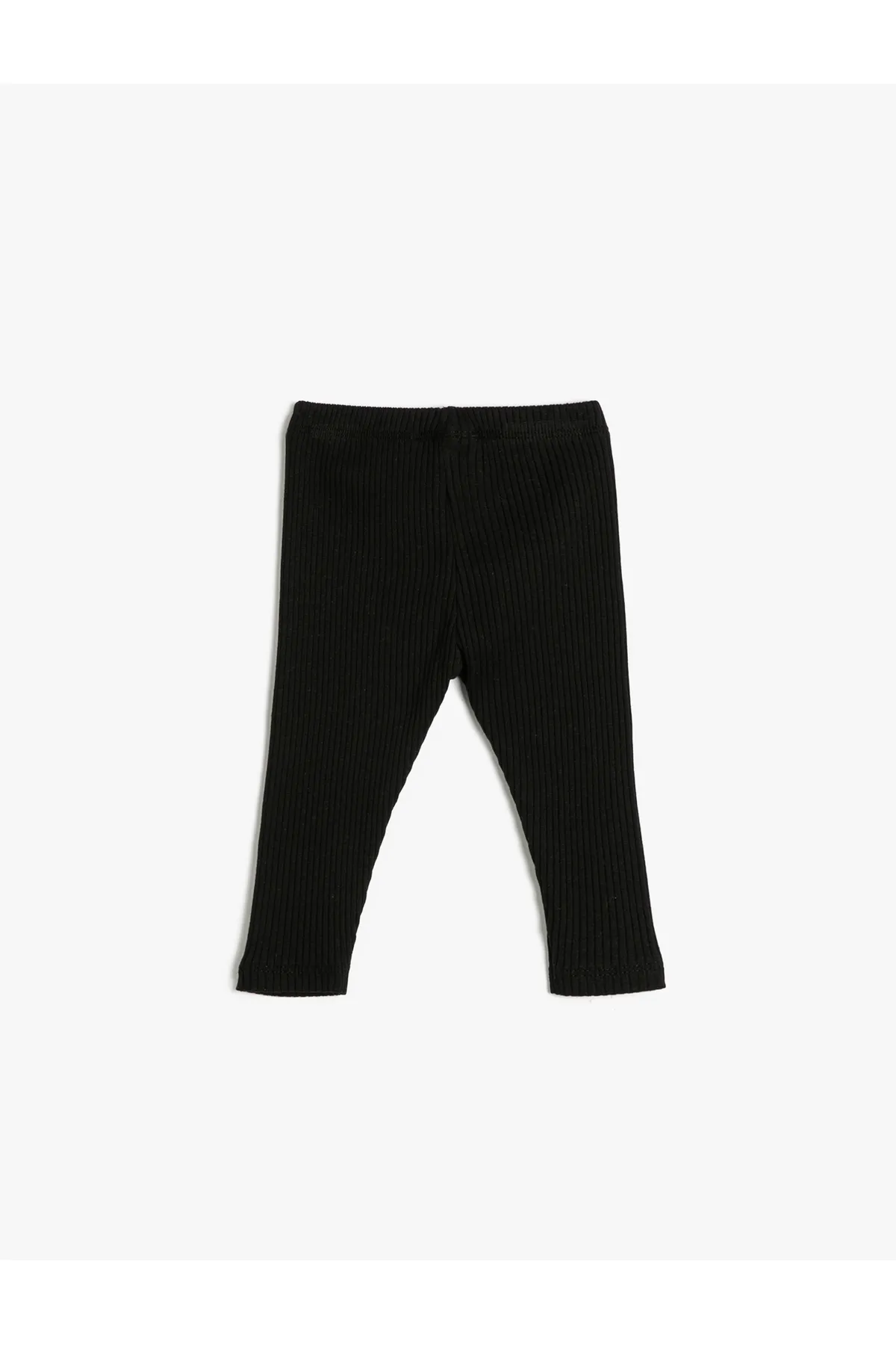 Koton  Basic-Leggings aus gerippter, elastischer Taille aus Baumwolle