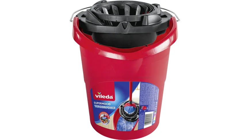 vileda Wischmop-Eimer mit PowerPress SuperMocio
