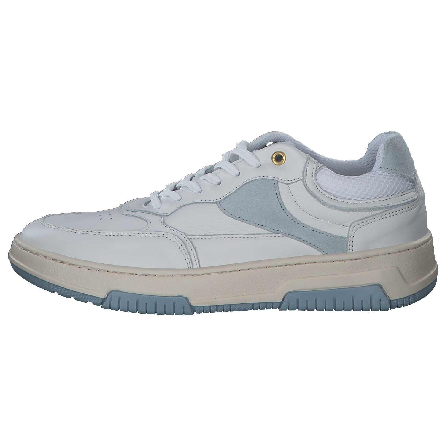 Palado S2-2210, Schnürschuhe, Damen, Weiß/Blau