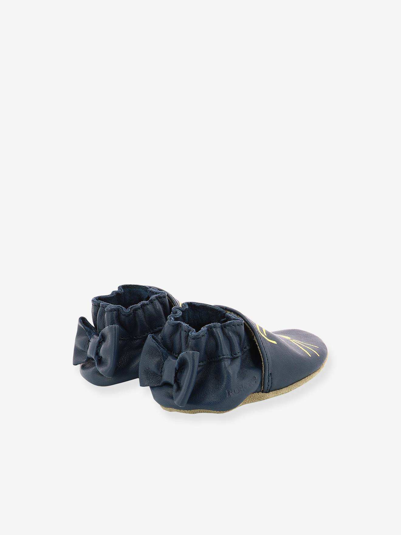 Robeez Mädchen Baby Krabbelschuhe GOLDY CAT ROBEEZ, Hausschuhe - marine