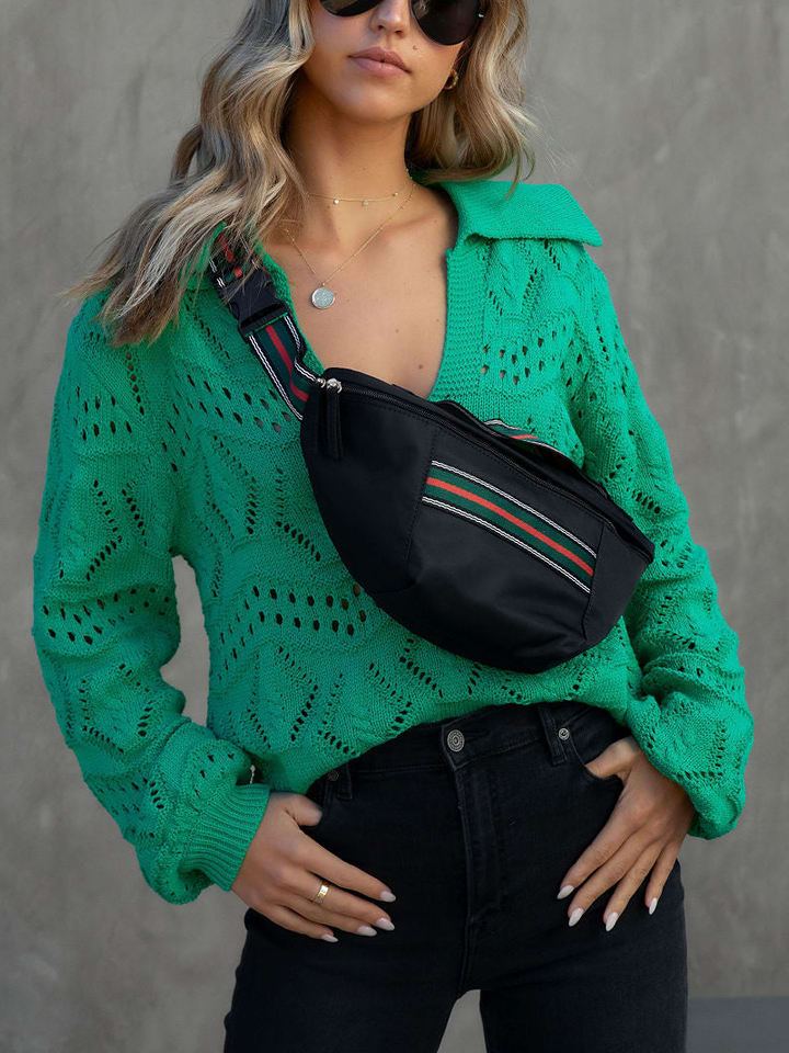 Milan Kiss Pullover in Grün günstig kaufen