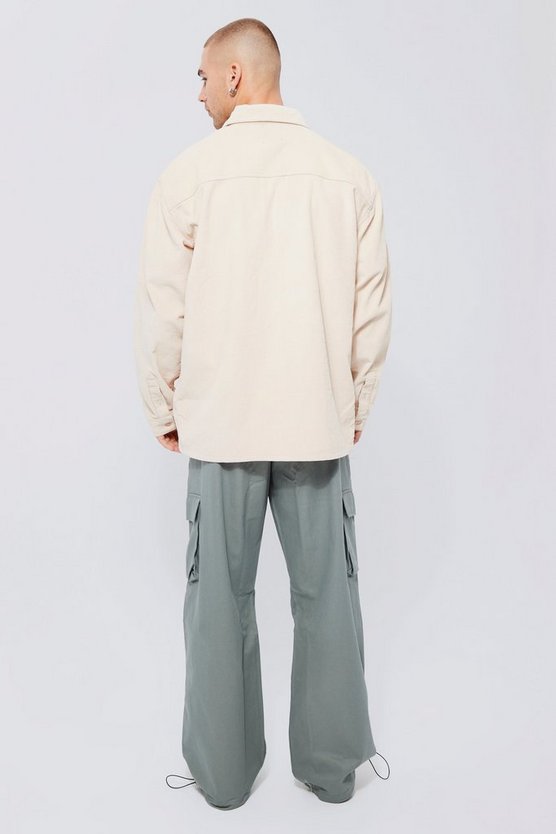 Oversize Cord-Overshirt