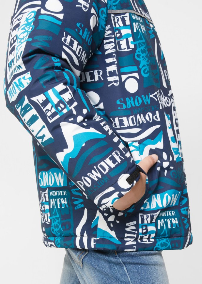 Jungen Skijacke, bunt