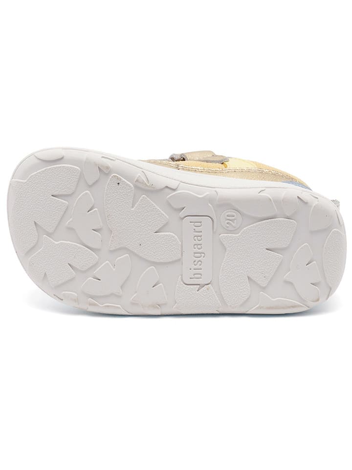 bisgaard Lauflernschuhe in Gold/ Gelb/ Hellblau günstig kaufen