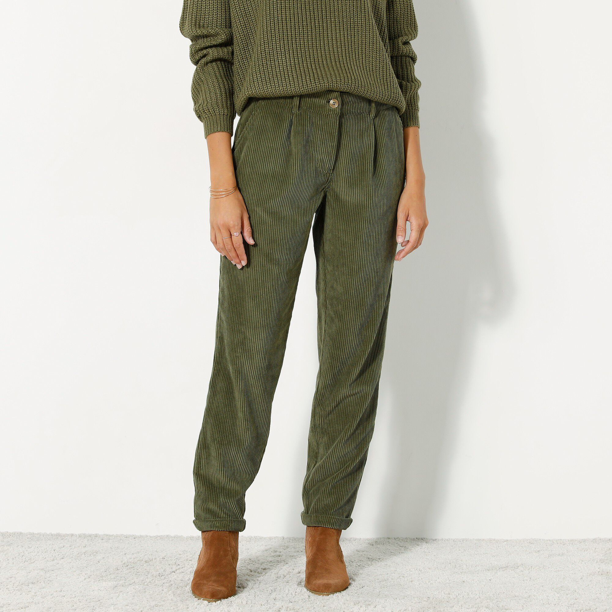 Pantalon 7/8ème, velours