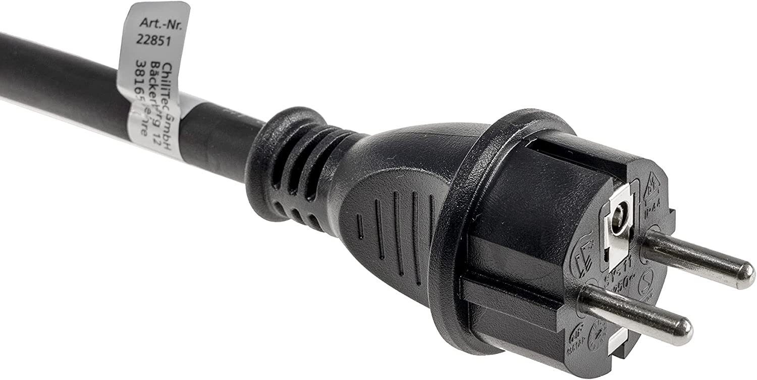 ChiliTec CEE auf Schutzkontakt-Stecker 1,5m CEE-Adapterkabel