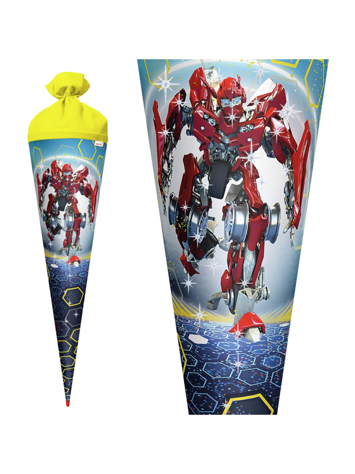 ROTH Schultüte groß Dynamic Robot 70 cm, Glanzfolie in Bunt günstig kaufen onesize