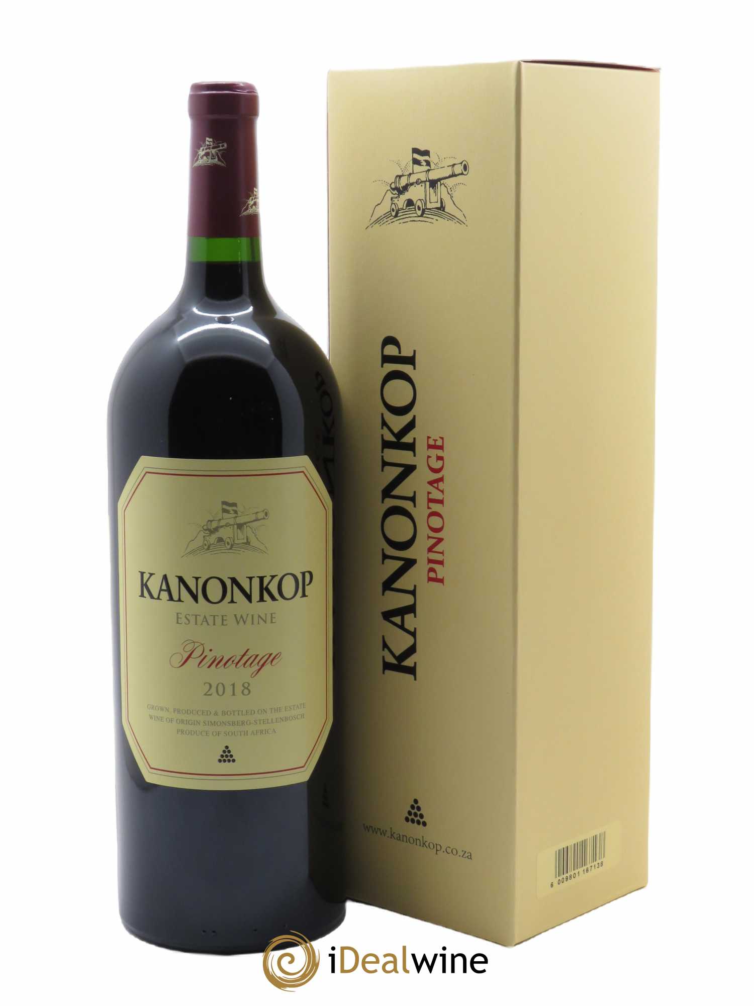 Stellenbosch Kanonkop Pinotage  2018 - Lot de 1 Magnum