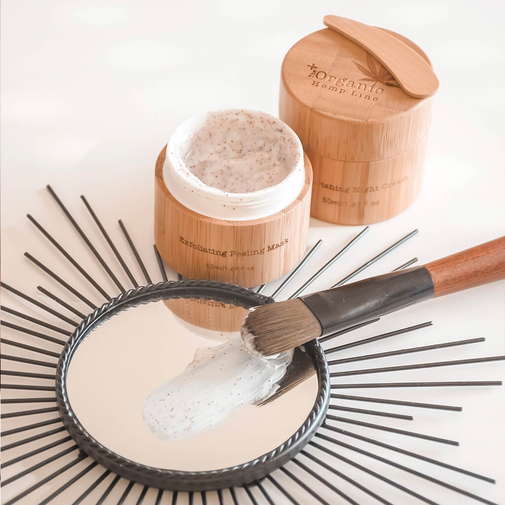 The Organic Hemp Line Masque Exfoliant Effet Peeling Soin Naturel et Biologique au Chanvre