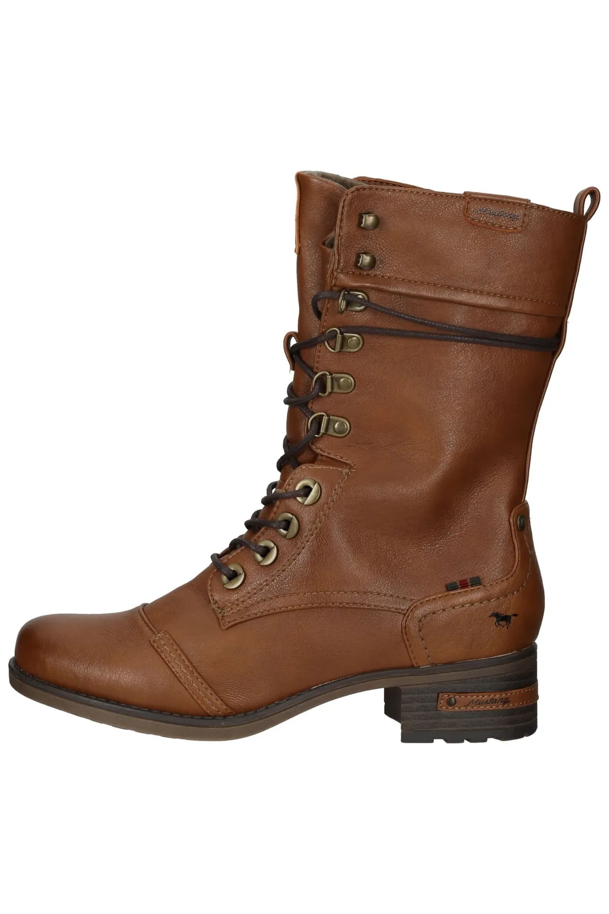 Mustang  Stiefel - Braun - Blockabsatz
