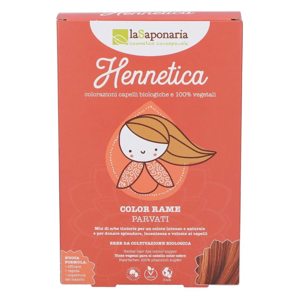Bylinná farba na vlasy Hennetica - PARVATI - Farbenie vlasov