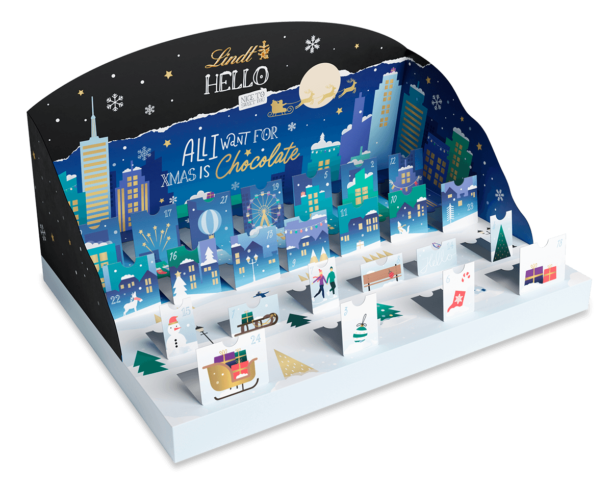 HELLO Adventskalender PopUp, 235g
