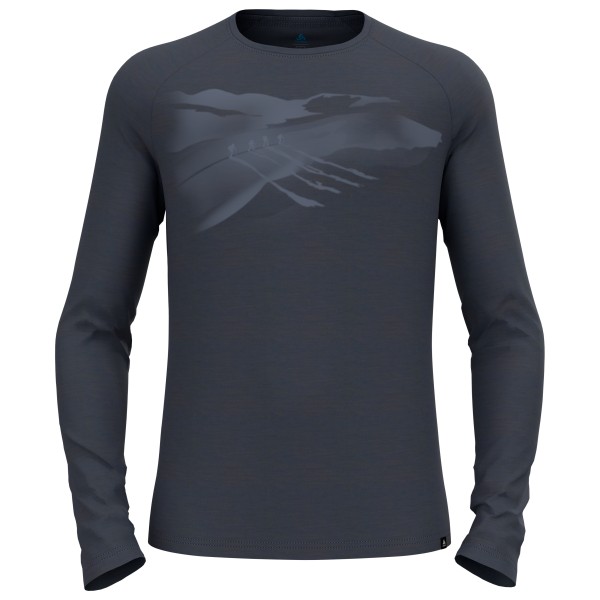 Odlo - T-Shirt Crew Neck L/S Ascent Merino 200 - Merinounterwäsche