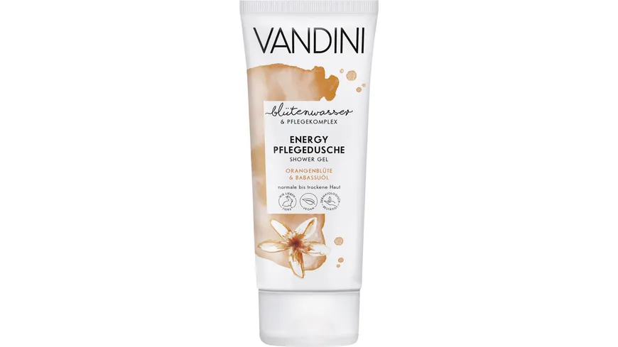 VANDINI ENERGY Pflegedusche Orangenblüte & Babassuöl Normale bis trockene Haut 200 ml 200 ml
