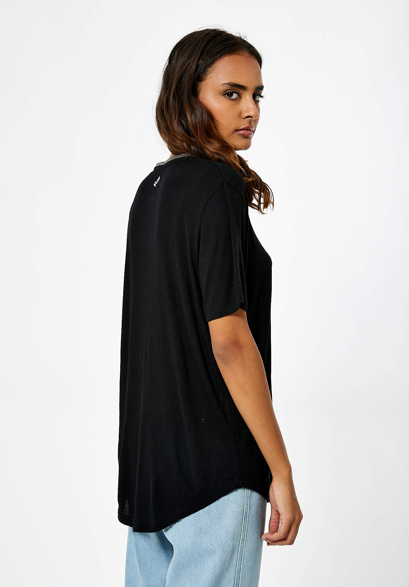 JORIX  T-shirt noir Femme