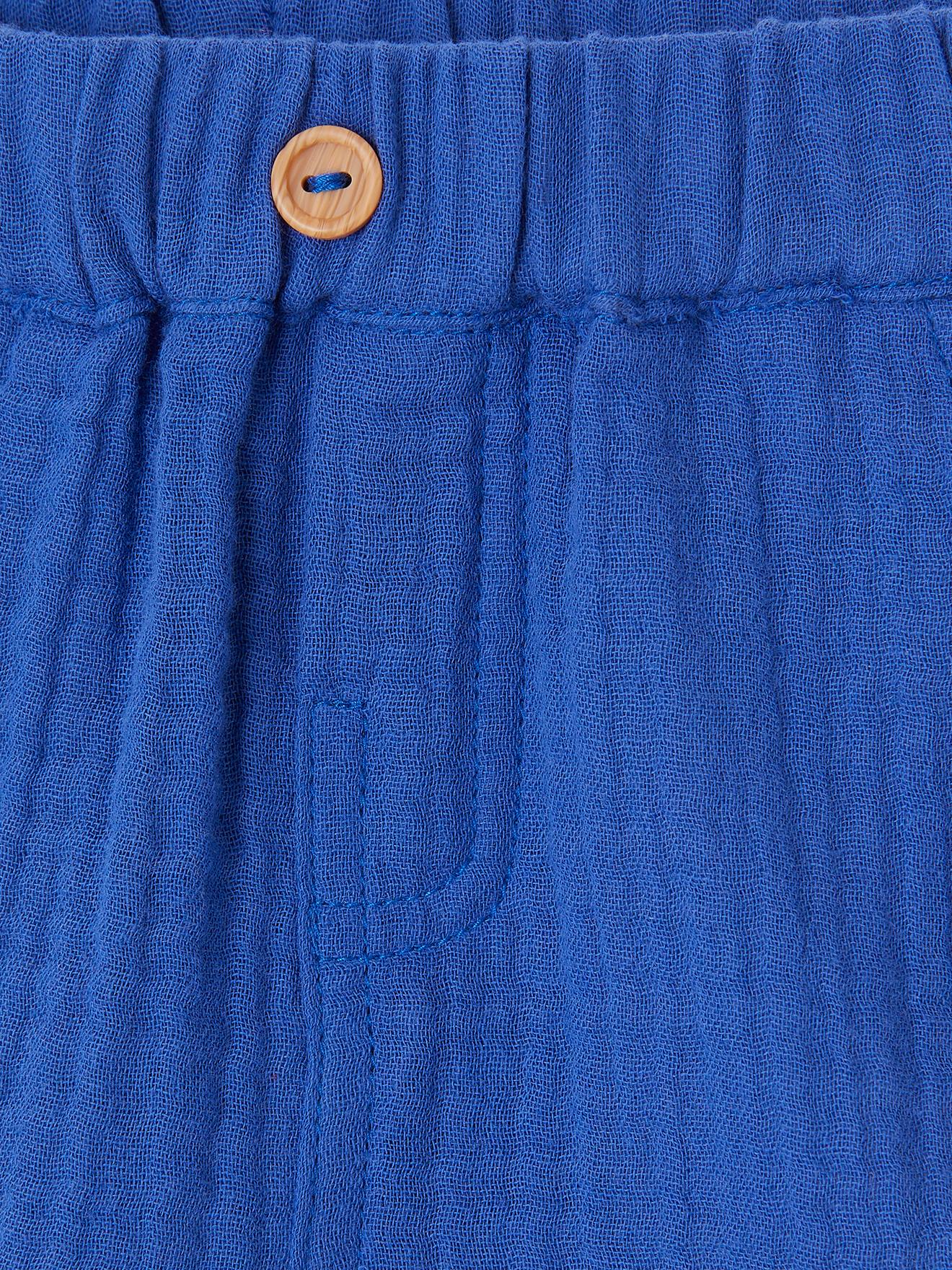 Vertbaudet Baby Musselin-Shorts - blau