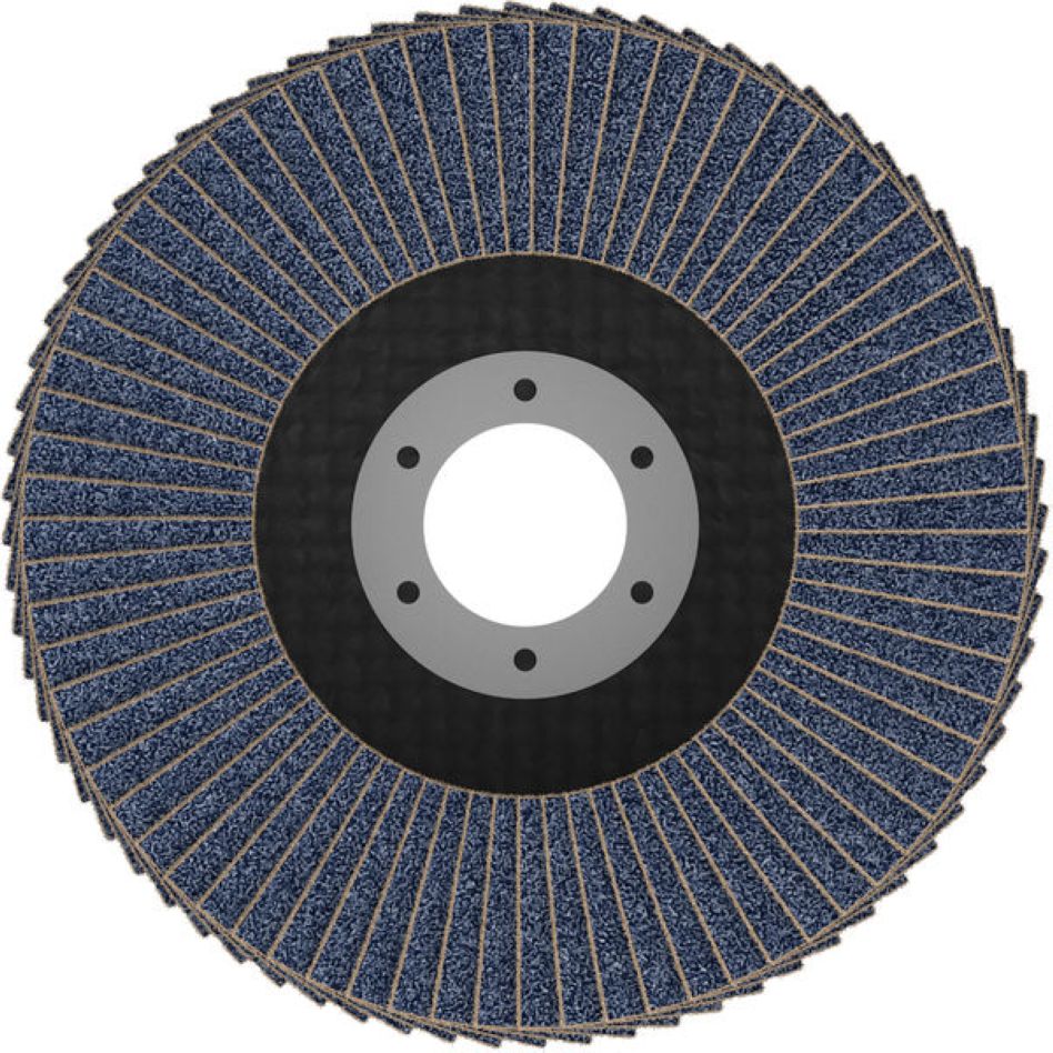 Bosch Blue Zubehör 2608626136 Lamellenschleifscheibe X451 Multi Material Ø115 mm Körnung 120 gerade Ausführung