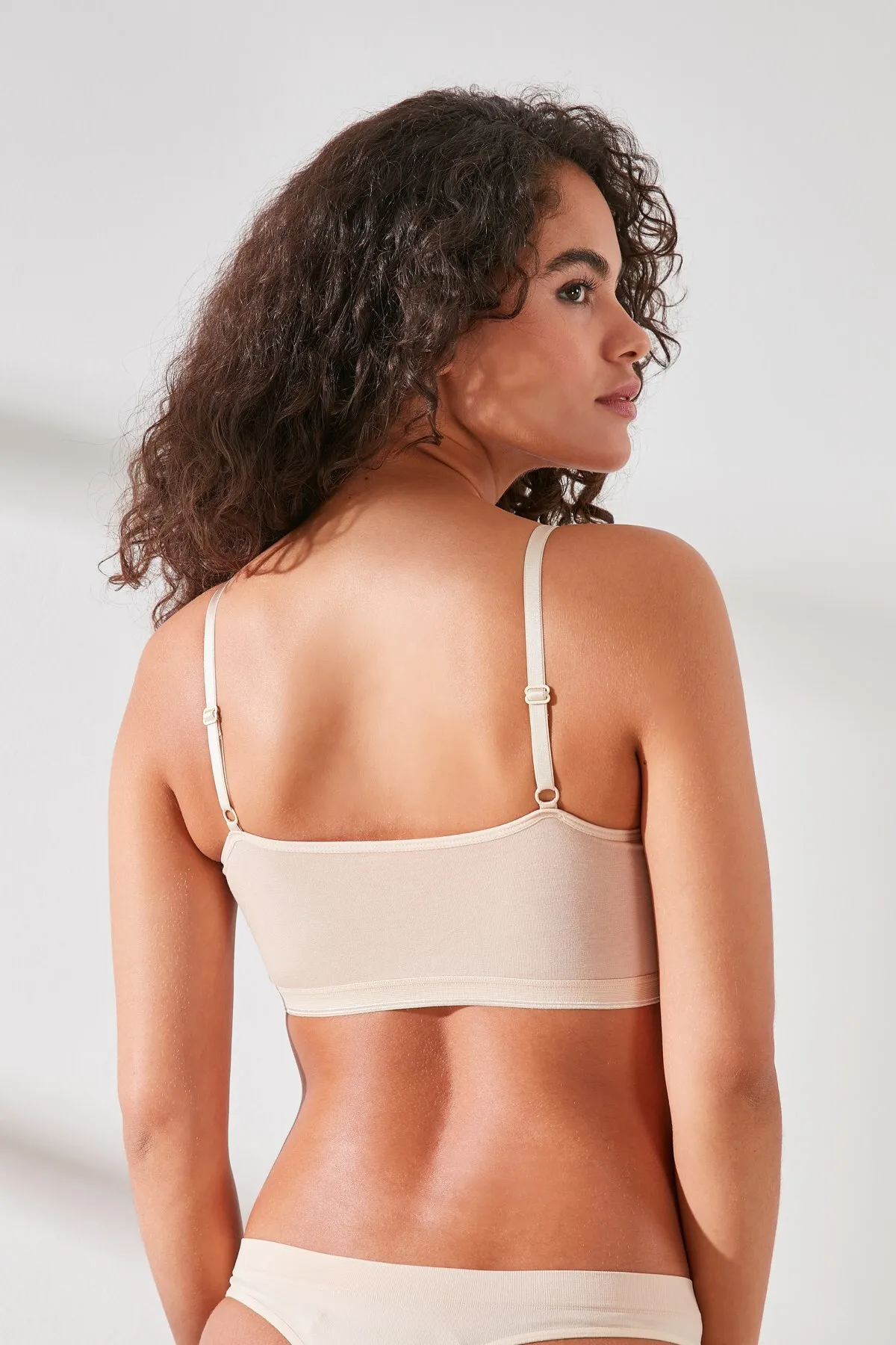 C&City  C11423 Damen-Bustier mit Modal-Baumwollüberzug, hautfarben