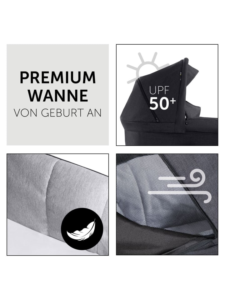Hauck 3in1 Kinderwagen-Set Saturn R Trio Set inkl. in schwarz günstig kaufen onesize