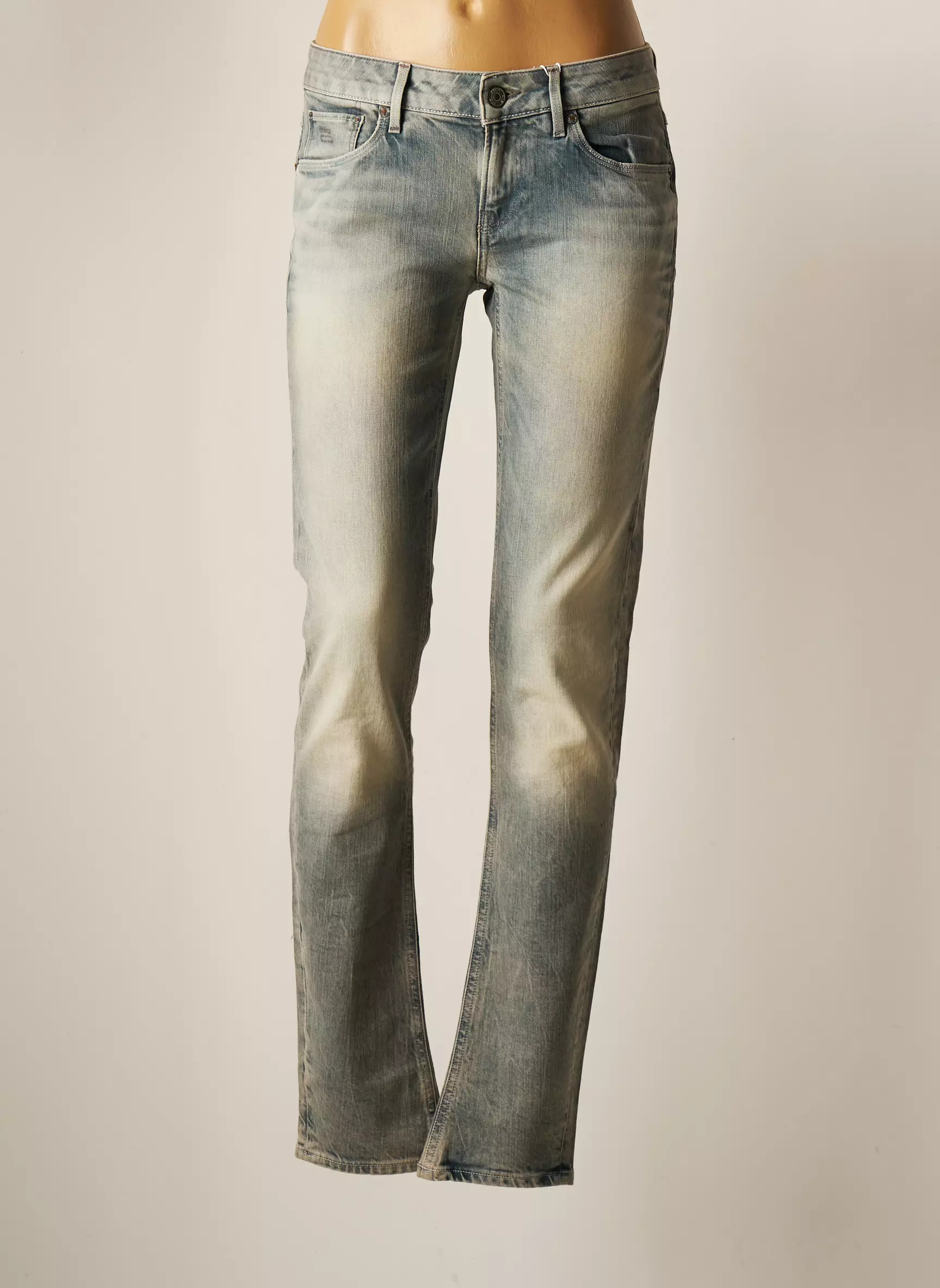 G Star Jeans Coupe Slim Femme couleur gris