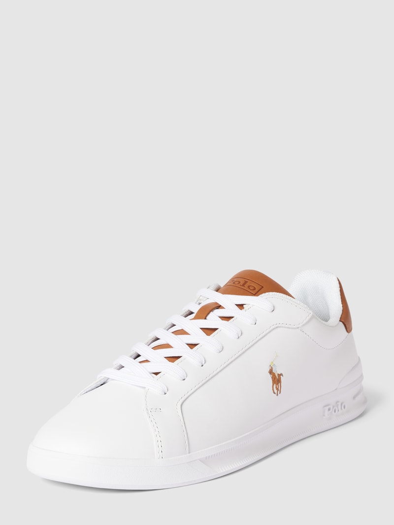 Sneaker aus Leder in weiß
