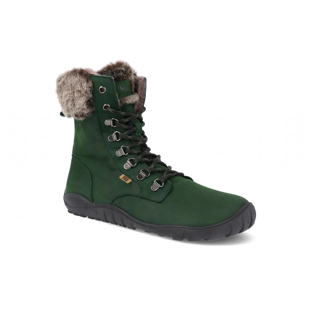 Koel4kids Levi Tex Lambswool Green 05T023.237-305 Winterbarfußstiefeletten