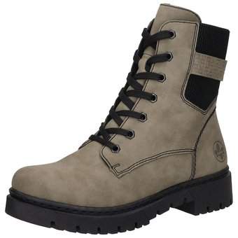 Rieker Schnür Boots in grün