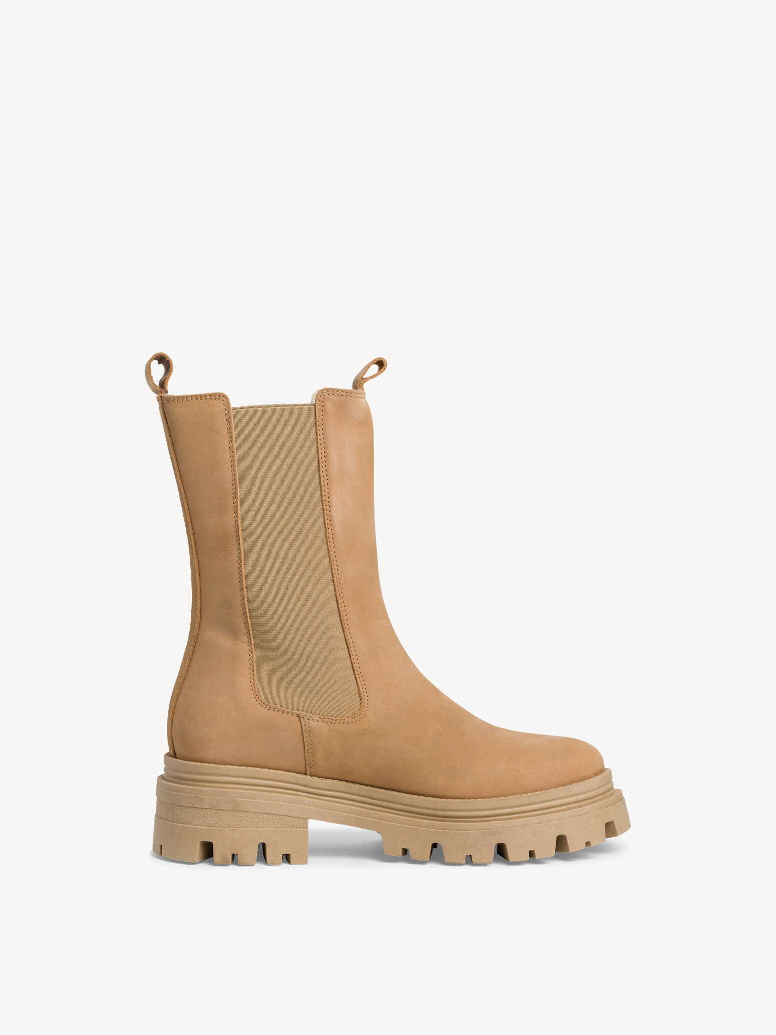 Bottine Chelsea en cuir - marron