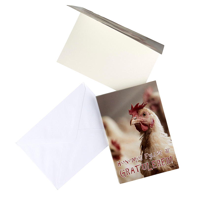 Kort gratulerer med dagen, hønemor