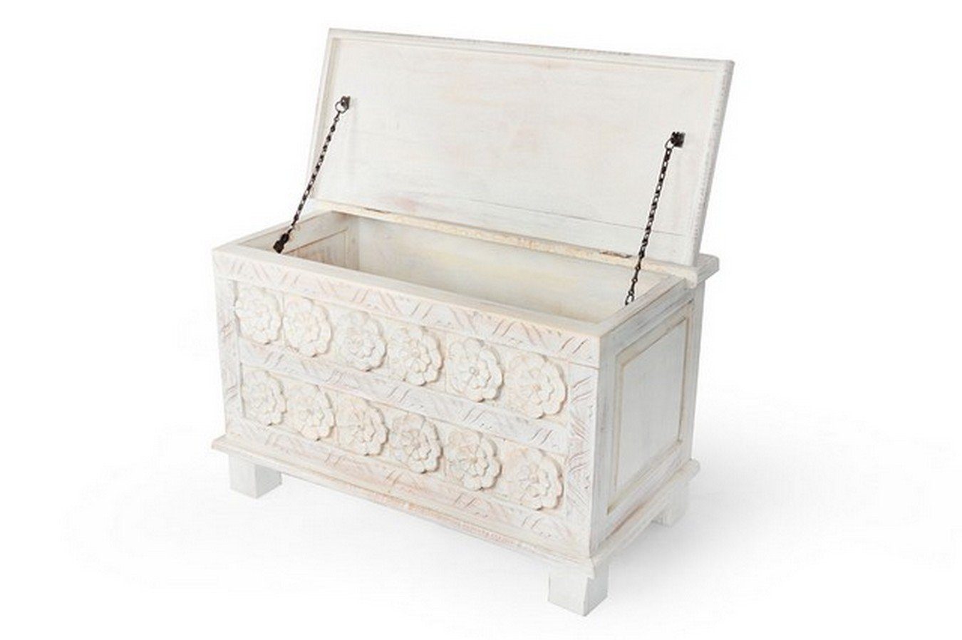daslagerhaus living Truhe Truhencouchtisch Shabby Chic