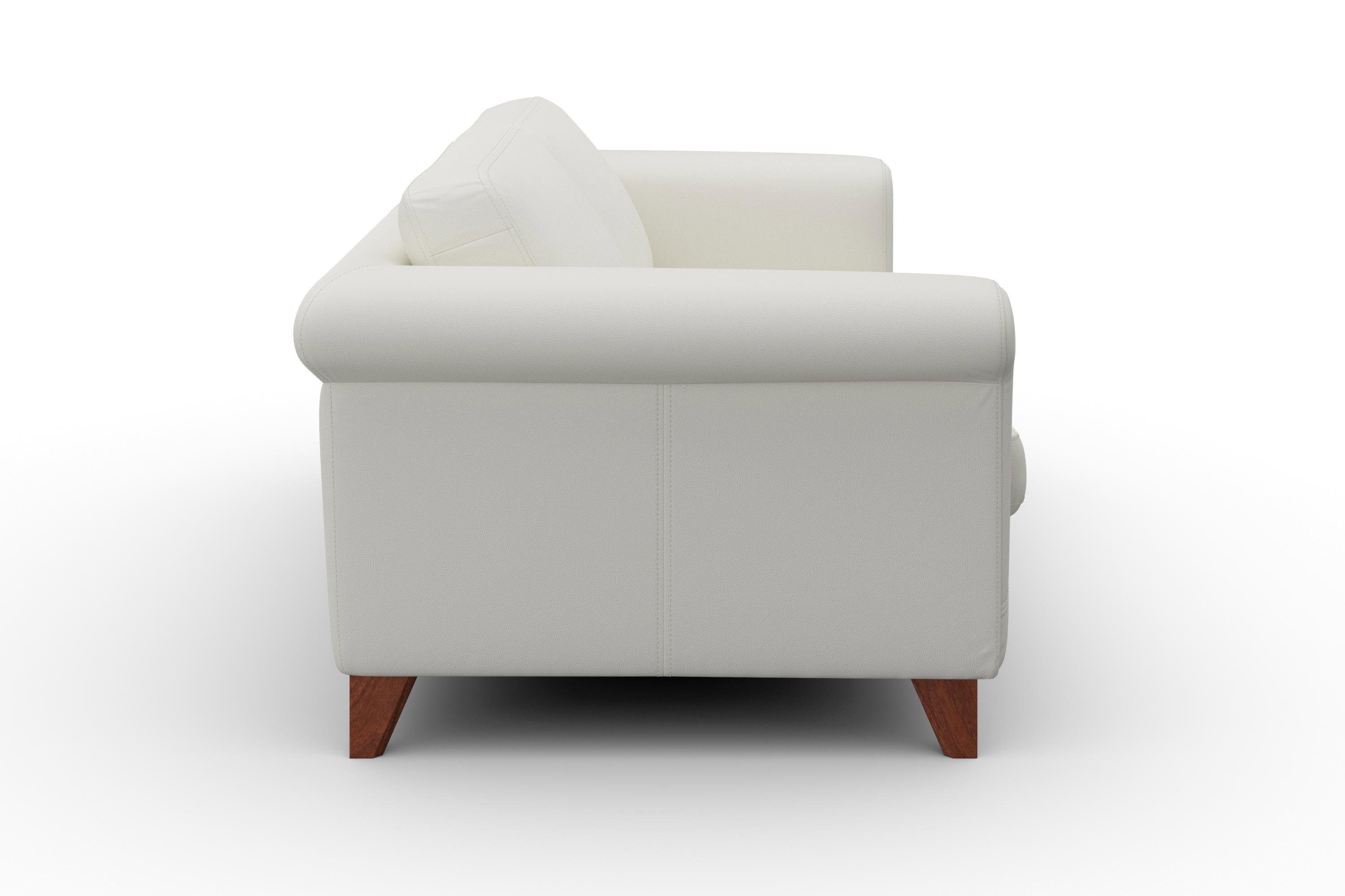 machalke® 3-Sitzer amadeo, Ledersofa mit geschwungenen Armlehnen, Breite 213 cm
