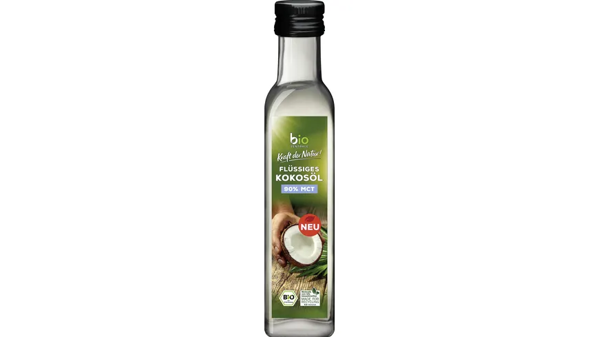 biozentrale Bio flüssiges Kokosöl 90% MCT 250 ml