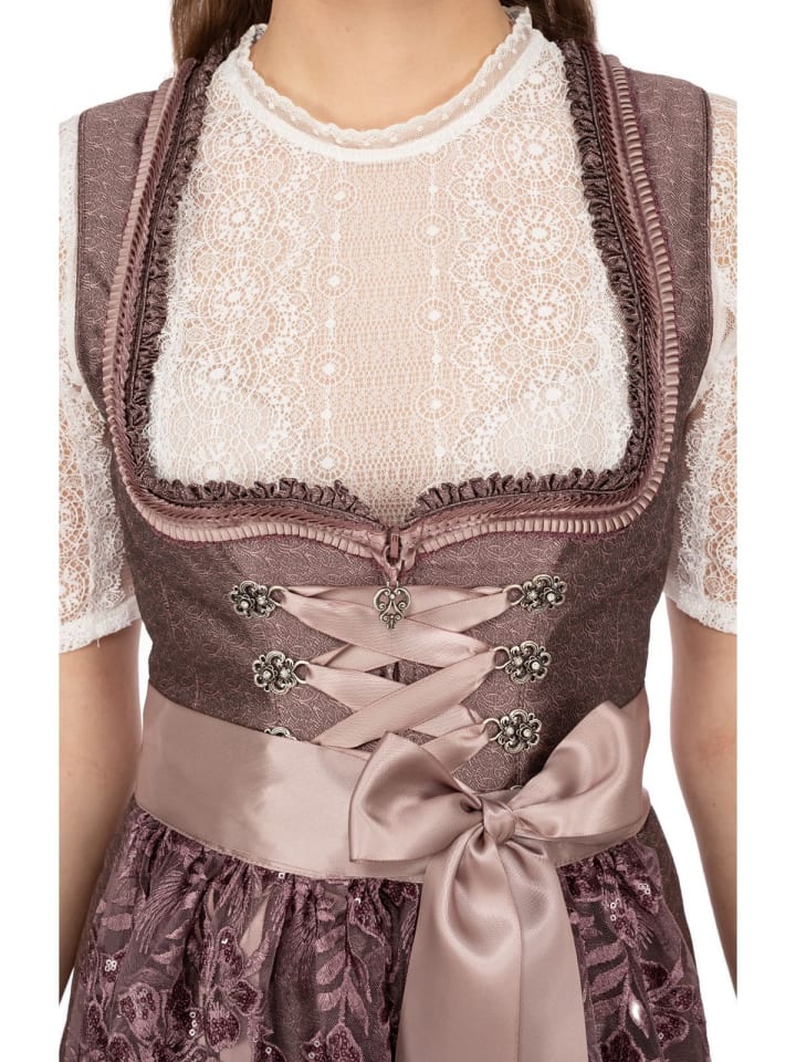 MarJo Dirndl METTE in aubergine günstig kaufen