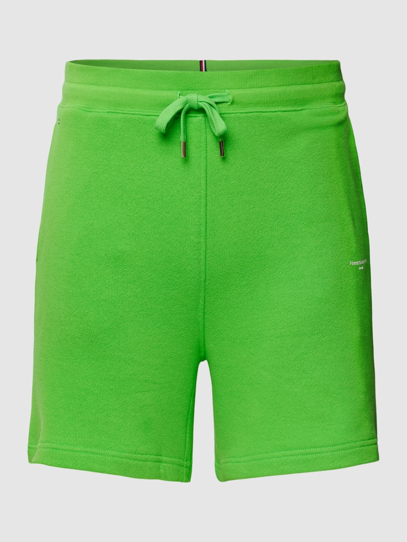 PLUS SIZE Sweatshorts mit seitlichen Eingrifftaschen in hellgrün