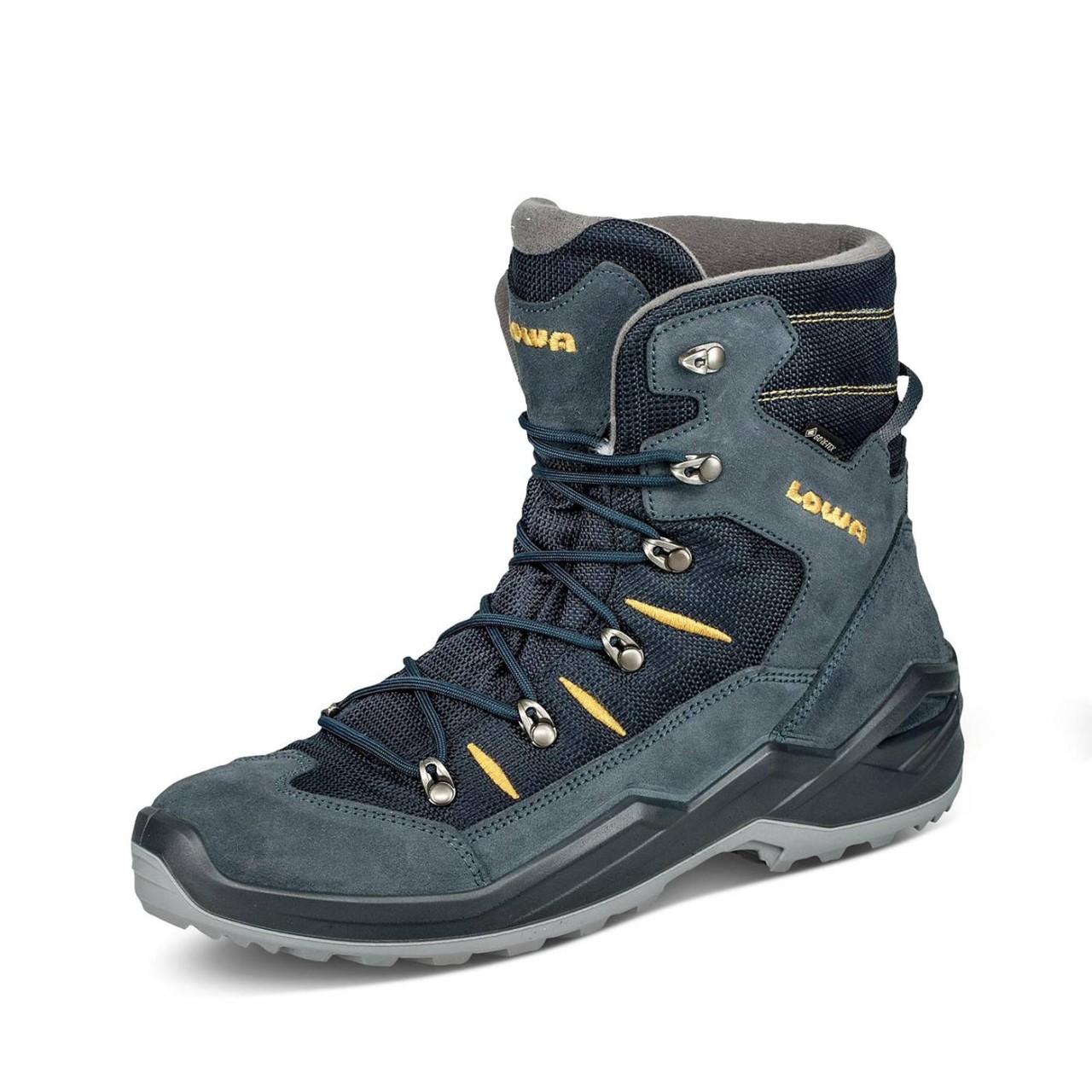 LOWA Stiefel Jungen blau RUFUS GTX