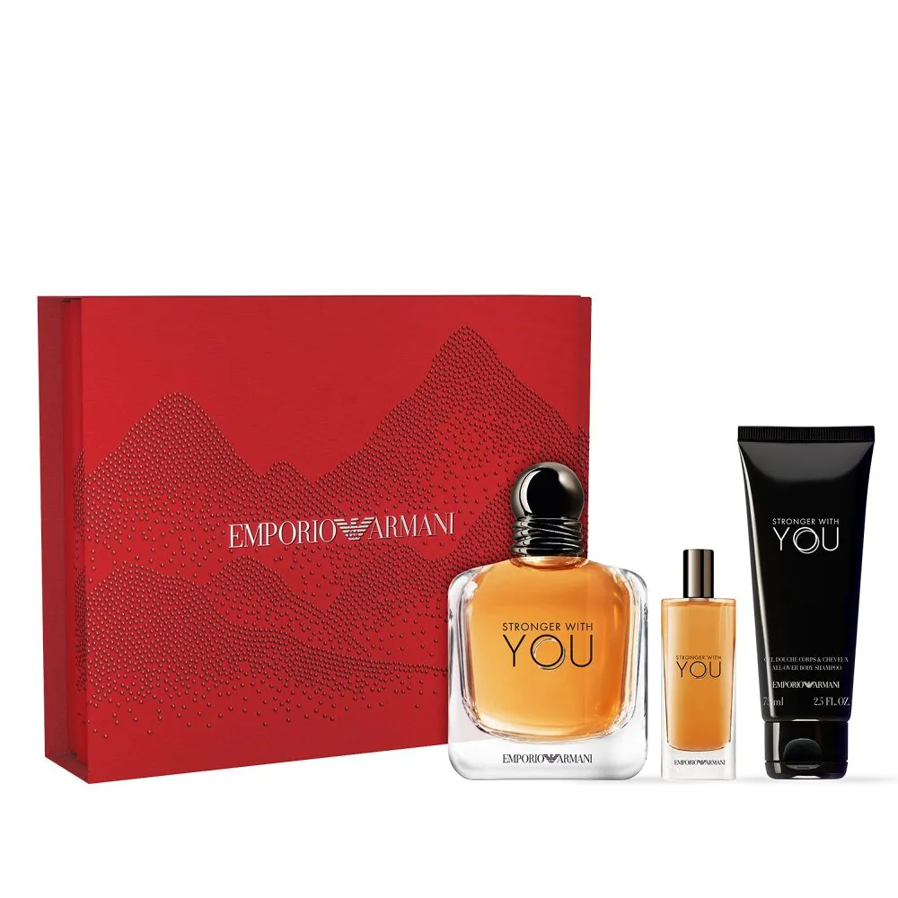 „Emporio Armani Stronger With You“ tualetinio vandens dovanų rinkinys vyrams