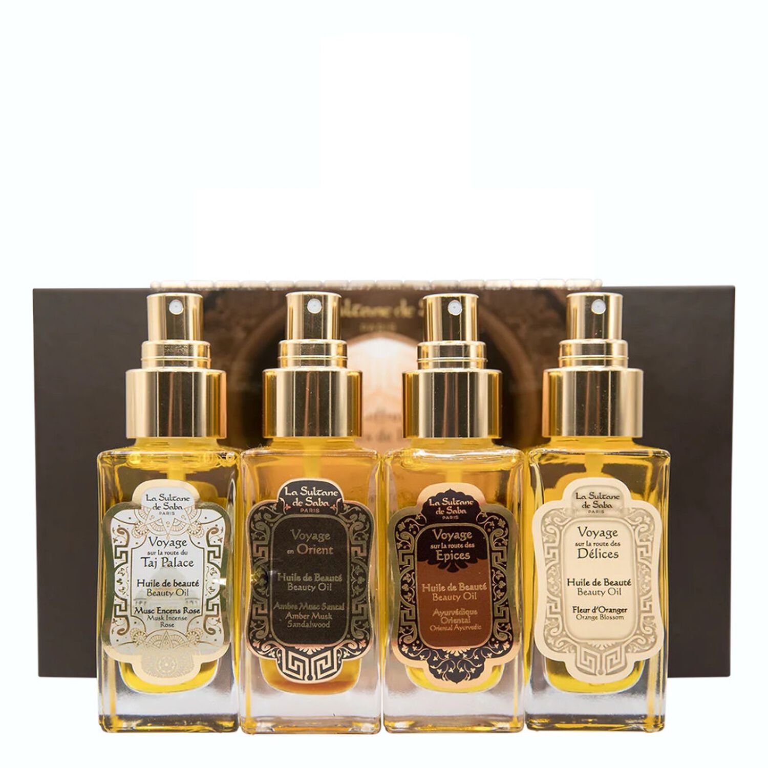 La Sultane de Saba Corps Coffret 4 Huiles 50 ml