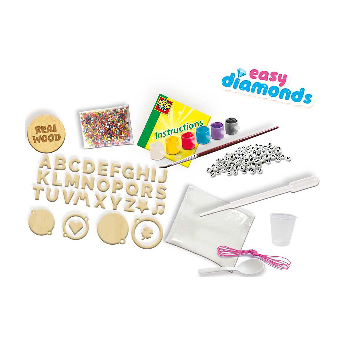 Easy diamonds - Buchstaben Schmuck