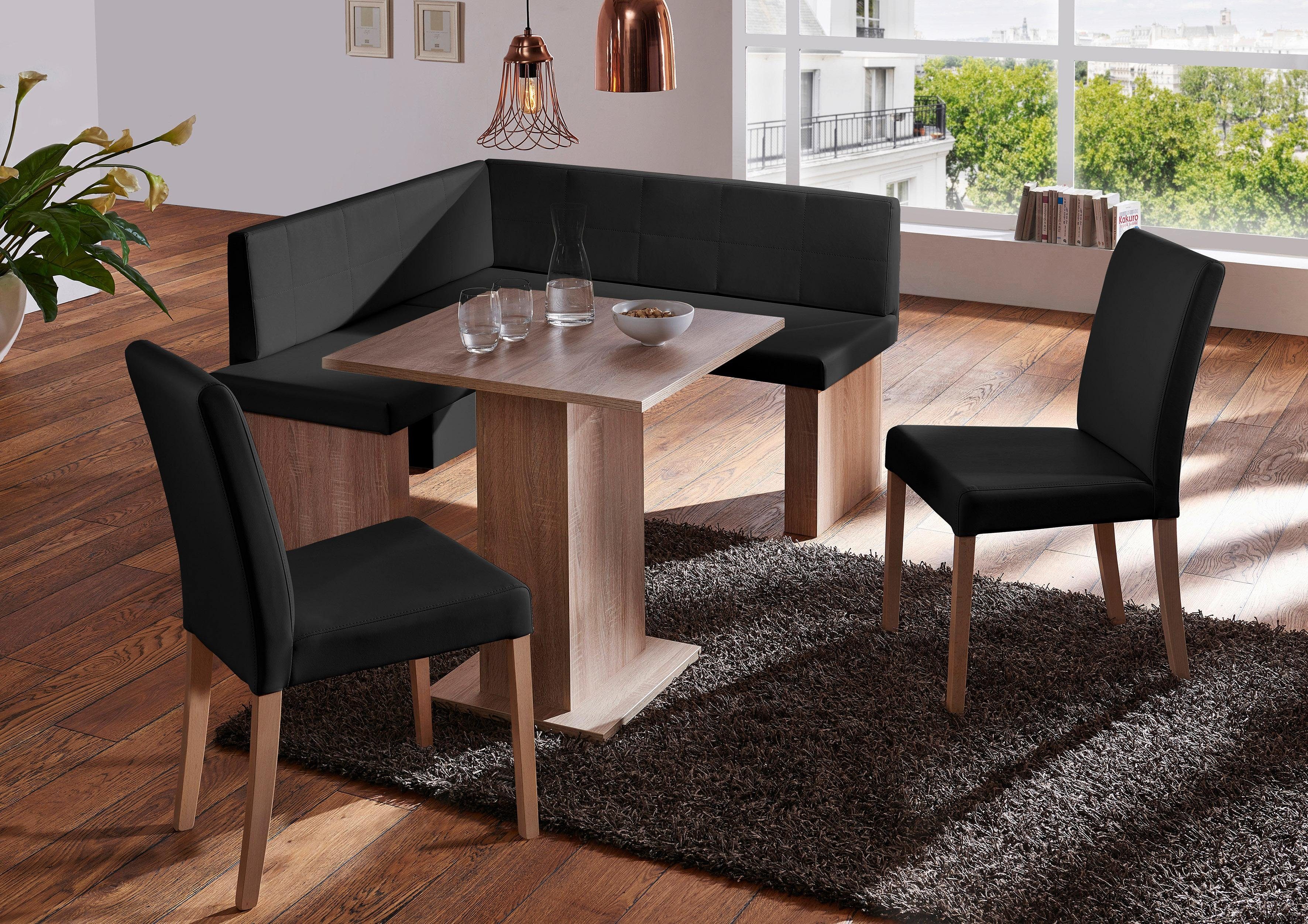 SCHÖSSWENDER Eckbankgruppe Anna, (Set, 5-tlg), zeitloeses Design
