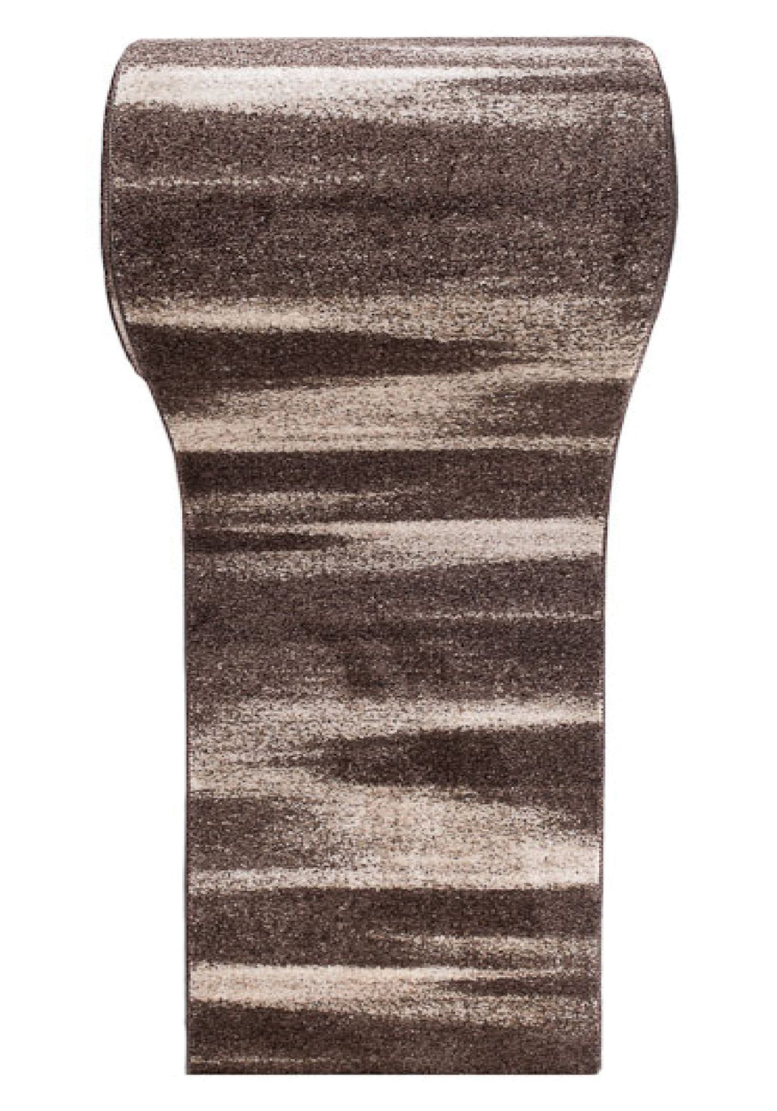 Läufer Läufer Flurläufer Modern für Vorzimmer, Küche - Braun, Mazovia, 60 x 100 cm, Kurzflor, Meterware, Höhe 10 mm, Kurzflor - niedrige Florhöhe