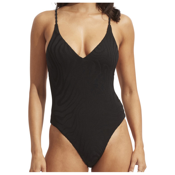 Seafolly - Women's Secondwave V Neck One Piece - Badeanzug