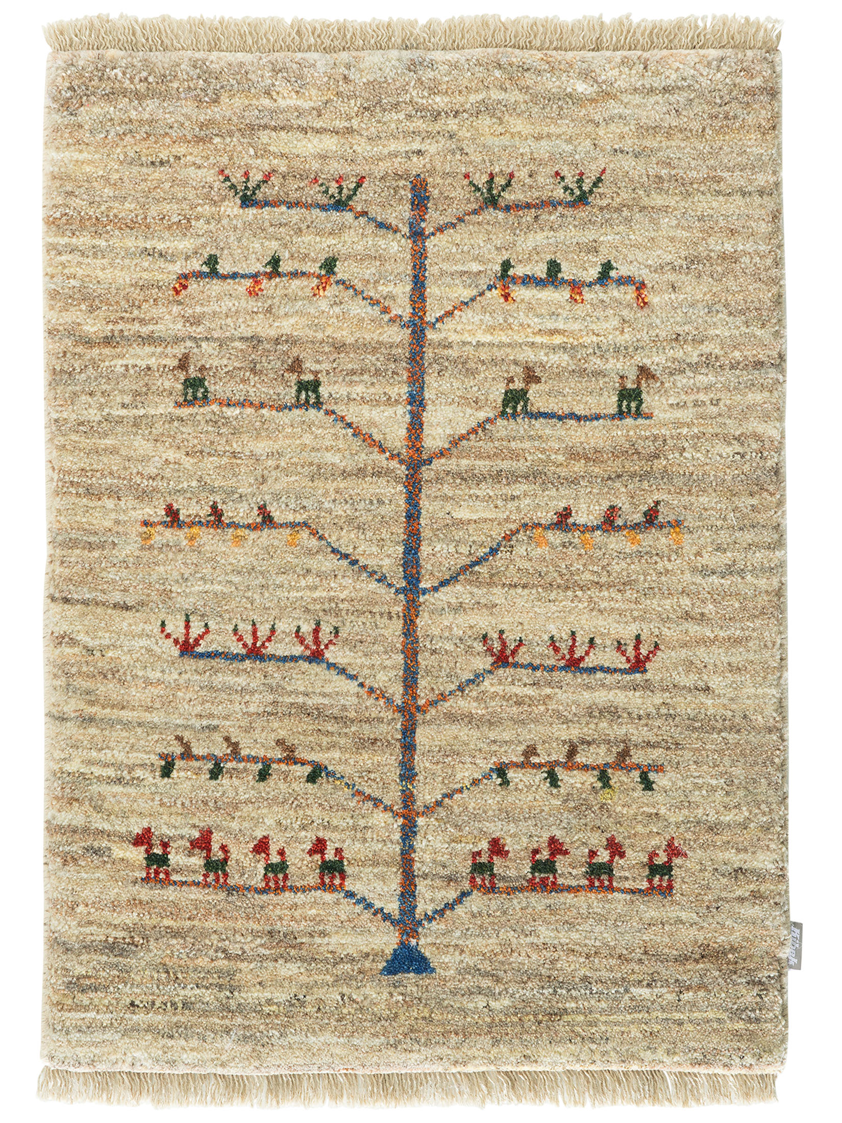 Persischer Gabbeh ca. 64 x 93 cm, Unikat / Einzelstück