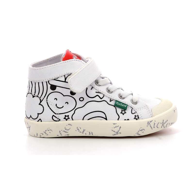 Sneakers hautes textile Godup